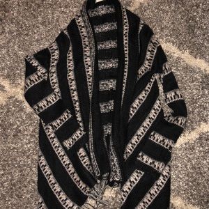 Black cardigan